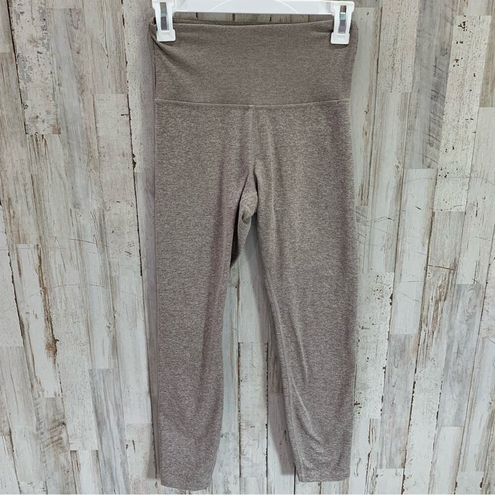 ZOBHA Melange 25" Capri/Ankle Tights Leggings Marled Tan